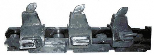Цепь Аллигатор шаг 100 H-210 мм
