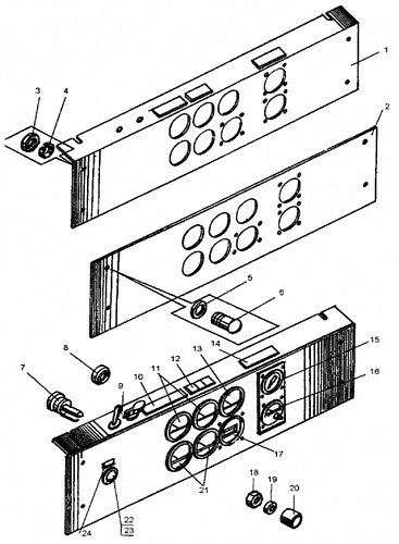 Фонарь контрольной лампы 1233803010 ДЗ-98